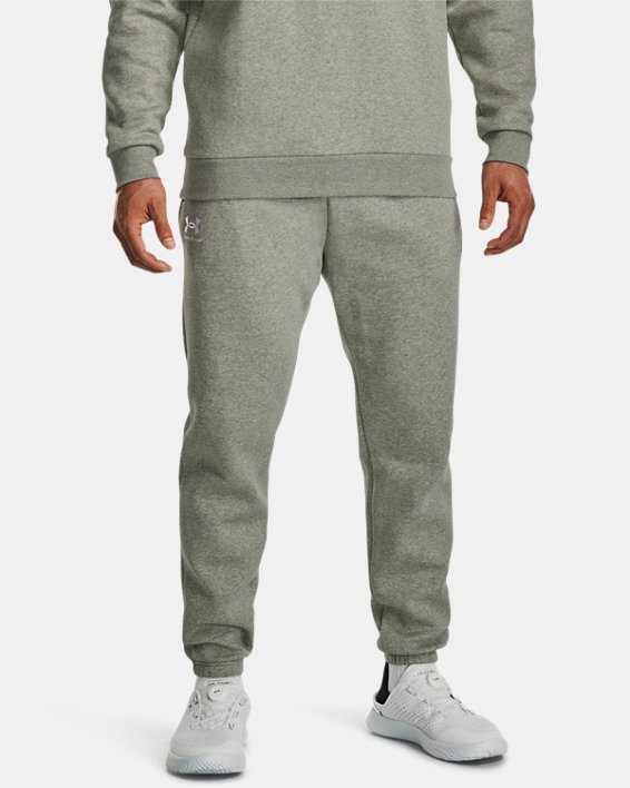Men's UA Icon Fleece Joggers in Green image number 0